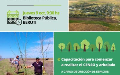 CAPACITACIÓN EN BERUTI PARA INICIAR EL CENSO DE ARBOLADO URBANO