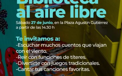 GIRODÍAS: BIBLIOTECA AL AIRE LIBRE, ESTE SÁBADO (27) EN EL MARCO DE LOS 51 AÑOS DE LA ESCUELA MUNICIPAL