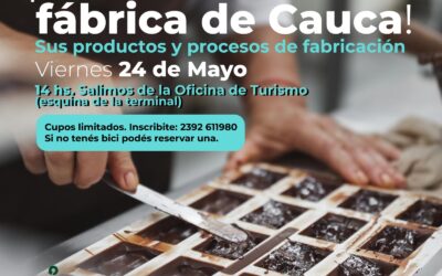OTRA JORNADA DE BICITURISMO, EL PRÓXIMO VIERNES (24) PARA CONOCER LA FÁBRICA DE CAUCA