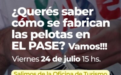 UNA NUEVA PROPUESTA DE BICITURISMO POR LA CIUDAD CON LA VISITA A LA FÁBRICA DE PELOTAS “EL PASE”, ESTE VIERNES (24)