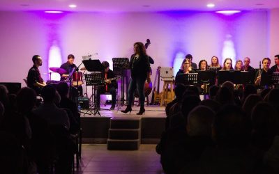 LA BIG BAND DE LA ESCUELA MUNICIPAL DE MÚSICA SE PRESENTÓ AYER (DOMINGO) ANTE UN PÚBLICO QUE ACOMPAÑÓ Y DISFRUTÓ DE LA PROPUESTA