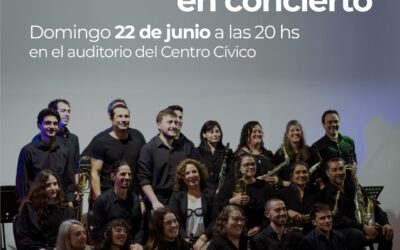 CONCIERTO DE LA BIG BAND DE LA ESCUELA MUNICIPAL DE MÚSICA, EL DOMINGO 22 DE JUNIO EN EL CENTRO CÍVICO