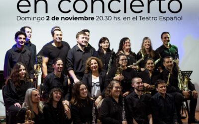 LA BIG BAND DE LA ESCUELA DE MÚSICA SE PRESENTARÁ EN CONCIERTO EL DOMINGO 2 DE NOVIEMBRE EN EL TEATRO