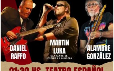 PRIMER FESTIVAL DE BLUES EN TRENQUE LAUQUEN, EL VIERNES 7 DE OCTUBRE EN EL TEATRO ESPAÑOL