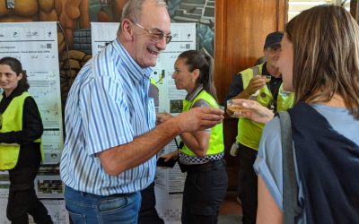 FUNCIONARIOS Y TRABAJADORES MUNICIPALES COMPARTIERON ESTE MEDIODÍA (JUEVES) EL TRADICIONAL BRINDIS DE FIN DE AÑO