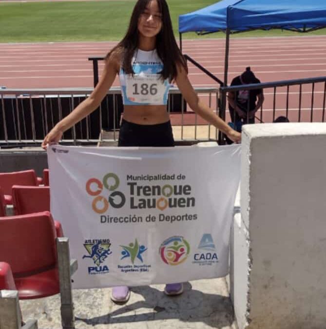 LA ATLETA DEL PÚA MUNICIPAL, BRIZA MORENA FLORES, PARTICIPA EN EL CENARD DE UN CAMPUS DE ENTRENAMIENTO U18