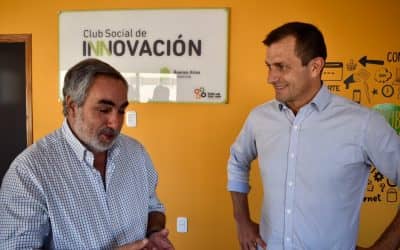MIGUEL FERNÁNDEZ RECIBIÓ A BUCCA EN EL POLO CIENTÍFICO TECNOLÓGICO DE TRENQUE LAUQUEN