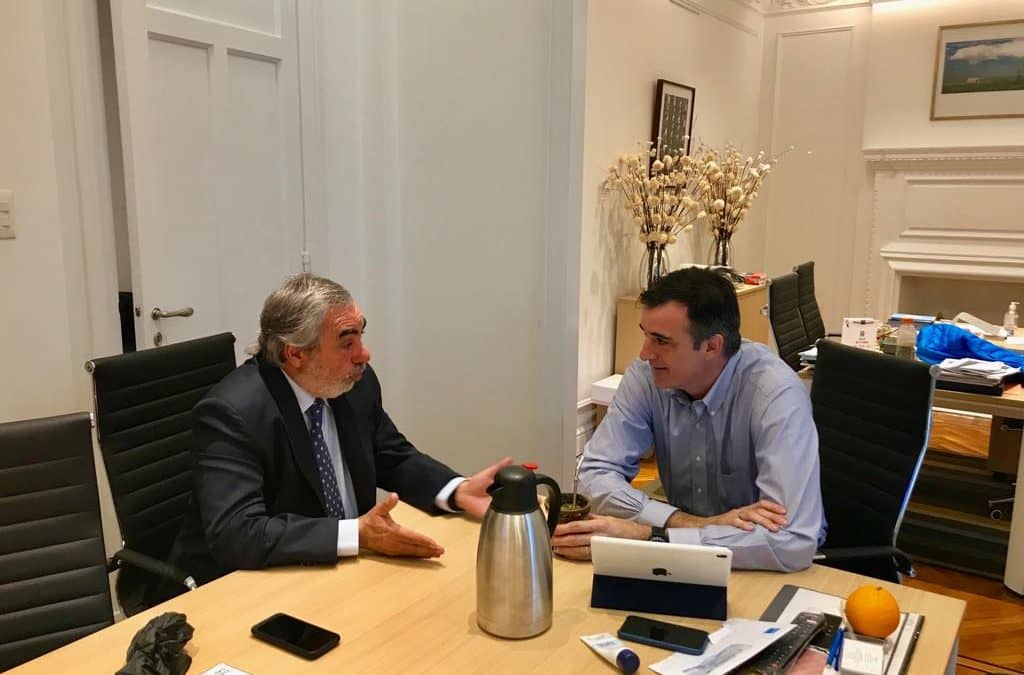 El Intendente presentó proyectos de economía al Senador Bullrich