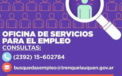 NUEVAS BÚSQUEDAS LABORALES EN LA OFICINA DE EMPLEO