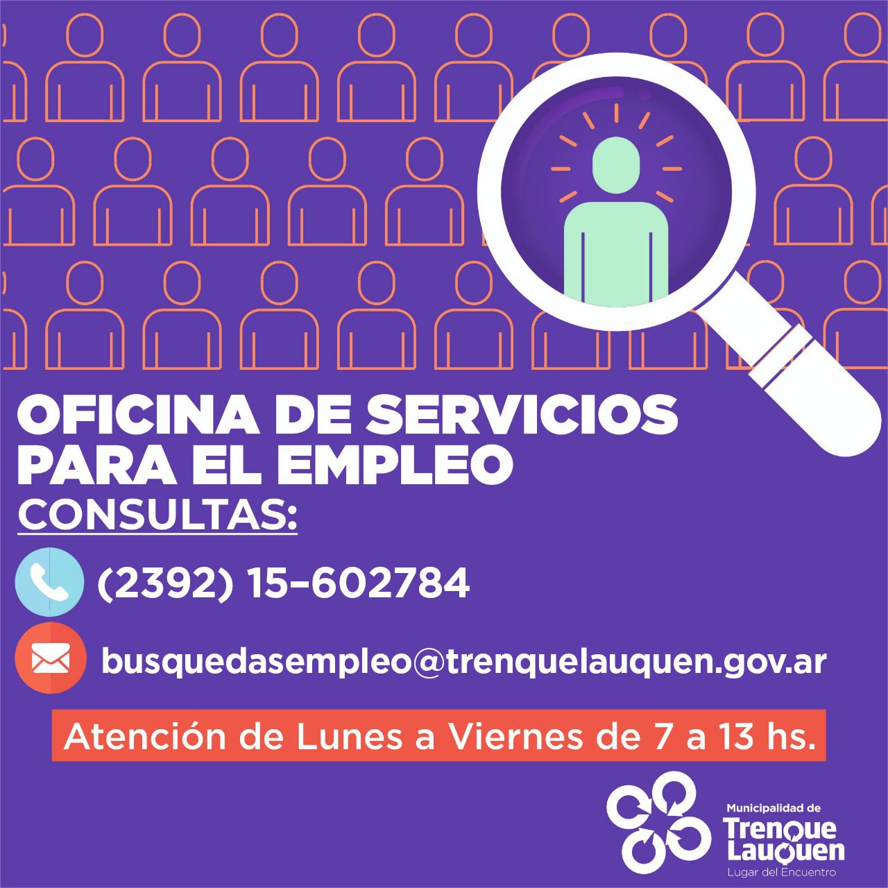 NUEVAS BÚSQUEDAS LABORALES EN LA OFICINA DE EMPLEO - Municipalidad de ...