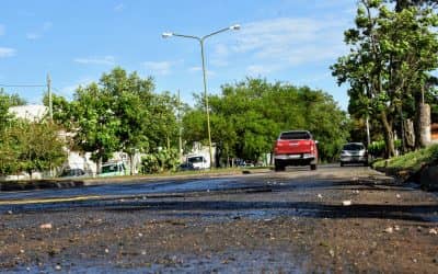 EL TRANSITO VEHICULAR VUELVE A ESTAR LIBERADO EN CALLE SAN MARTIN ENTRE TOMAS DAVIS Y ARRASTUA