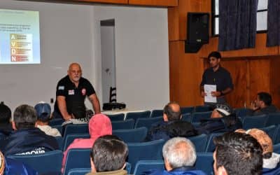 DICTARON UNA CAPACITACIÓN SOBRE RIESGOS DE TRABAJO Y PRIMEROS AUXILIOS PARA MUNICIPALES