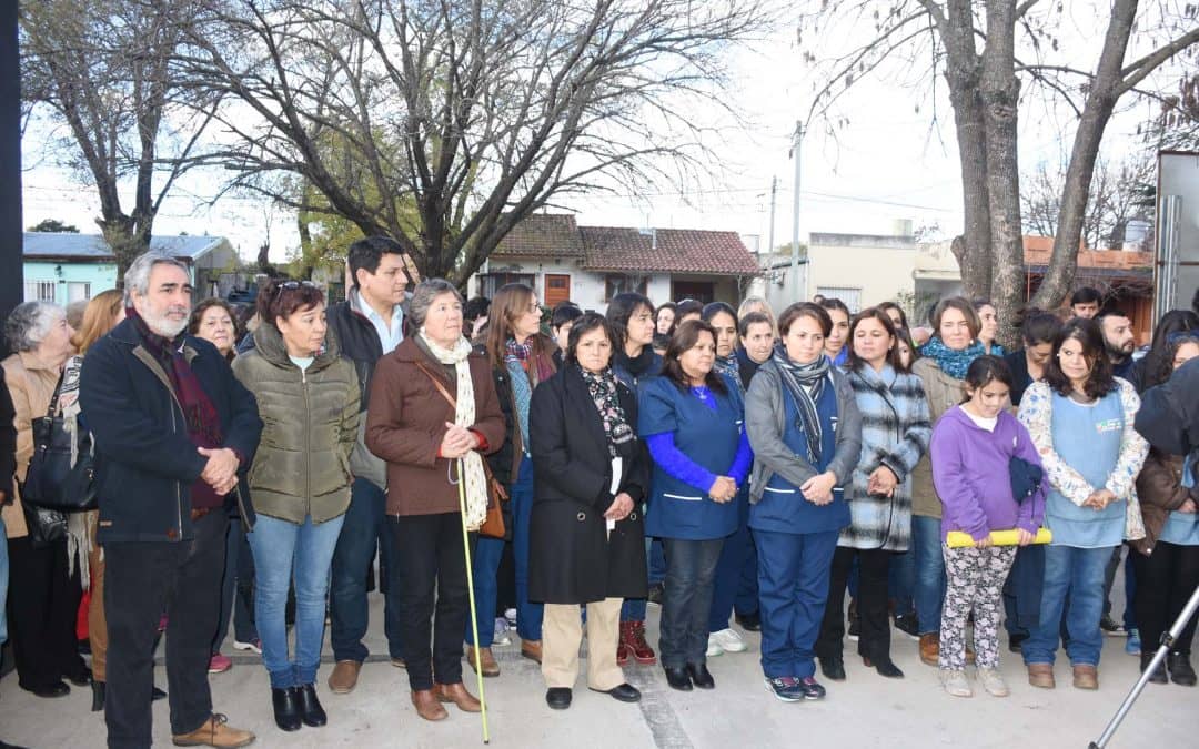 Se inauguró la obra de ampliación y refacción del CAPS Ameghino