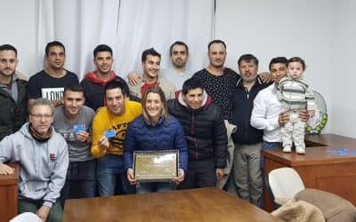 LA COMISIÓN DE BOX LE HIZO UN RECONOCIMIENTO A “LA JOYA” GRIFFA