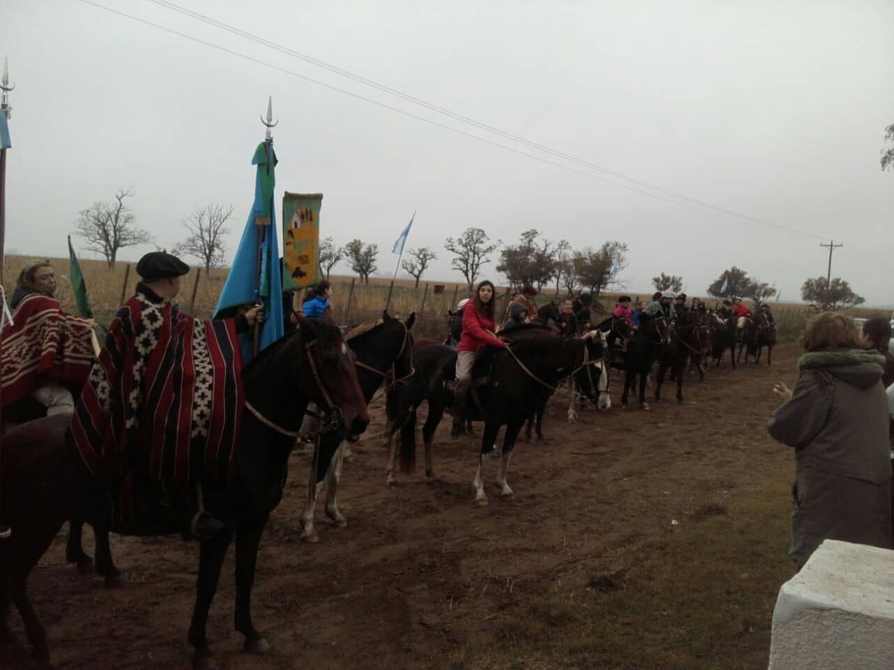 Tradicional cabalgata a Martín Fierro