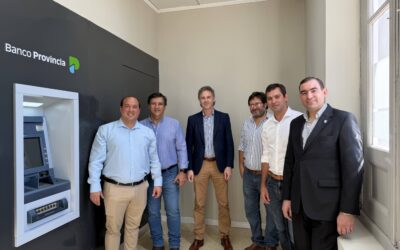 QUEDÓ OPERATIVO Y EN FUNCIONES EL NUEVO CAJERO AUTOMÁTICO DEL BANCO PROVINCIA EN EL EDIFICIO DEL ENTE DESCENTRALIZADO DE 30 DE AGOSTO