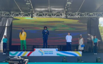 CAMILA TELLO VOLVIÓ A HACER PODIO EN LOS SUDAMERICANOS DE PARAGUAY: OBTUVO MEDALLA DE BRONCE EN LANZAMIENTO DE BALA