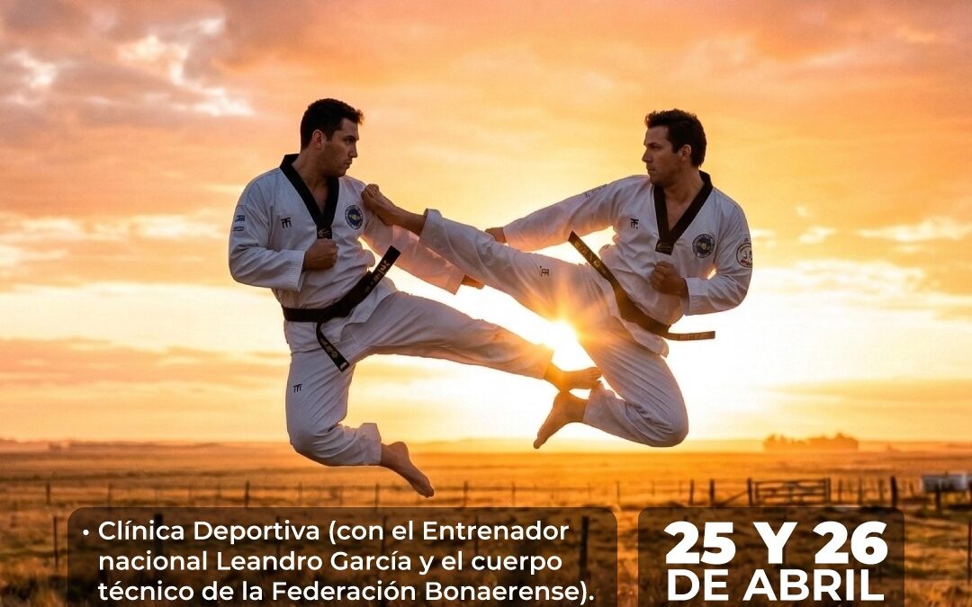 LA ESCUELA MUNICIPAL DE TAEKWONDO OLÍMPICO ORGANIZA EL “CAMPUS TRENQUE LAUQUEN 2026”