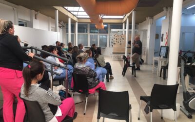DEFENSA CIVIL MUNICIPAL DIO UNA CAPACITACIÓN EN PRIMEROS AUXILIOS Y RCP AL PERSONAL QUE TRABAJA EN EL CENTRO DE REHABILITACIÓN