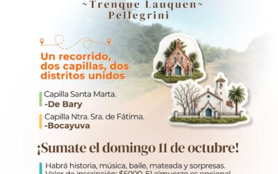 CAMINO DE LAS CAPILLAS RURALES: UNA JORNADA ABIERTA A LA COMUNIDAD CON UN RECORRIDO QUE UNE DOS CAPILLAS Y DOS DISTRITOS
