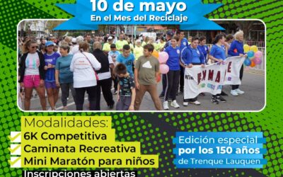 “CARRERA VERDE”: LA SEGUNDA EDICIÓN SERÁ EL DOMINGO 10 DE MAYO EN EL MES DEL RECICLAJE