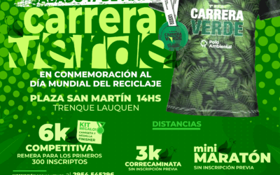 “CARRERA VERDE”: SERÁ EL SÁBADO PRÓXIMO (17) CON UN RECORRIDO CÉNTRICO, IMPORTANTES PREMIOS Y SORTEOS