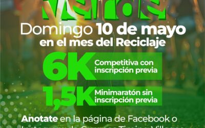 150º ANIVERSARIO: LA SEGUNDA EDICIÓN DE LA “CARRERA VERDE” SERÁ EL DOMINGO 10 DE MAYO EN EL MES DEL RECICLAJE
