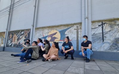 ENCUENTRO DE ALUMNOS Y DOCENTES DE LA ESEA N°1 Y DE LA ESCUELA DE EDUCACIÓN ESTÉTICA POR LA RESTAURACIÓN DE MURALES DE LA CETL