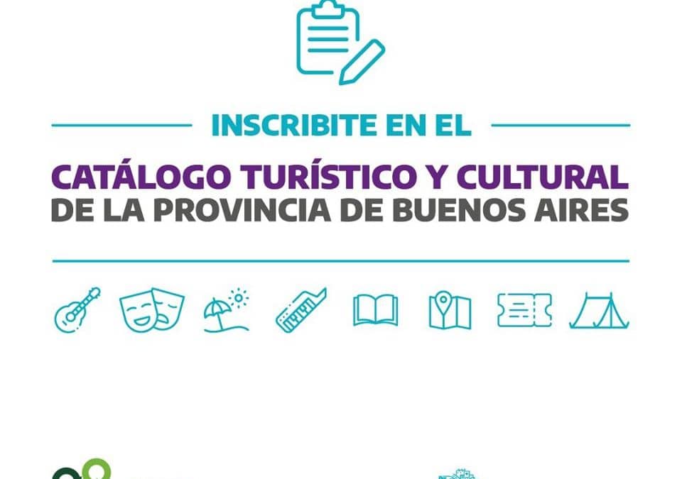 CATÁLOGO TURÍSTICO Y CULTURAL: LA INSCRIPCIÓN VENCE EL PRÓXIMO 28 DE AGOSTO Y ES REQUISITO INDISPENSABLE PARA ACCEDER A LA AYUDA ECONÓMICA