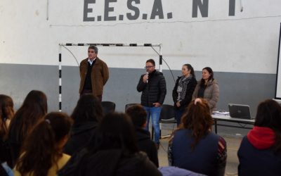 ESPACIOS VERDES PUSO EN MARCHA EN 30 DE AGOSTO EL CENSO DE ARBOLADO URBANO, EN UN ACTO QUE SE REALIZÓ HOY (VIERNES) EN LA ESCUELA AGROPECUARIA