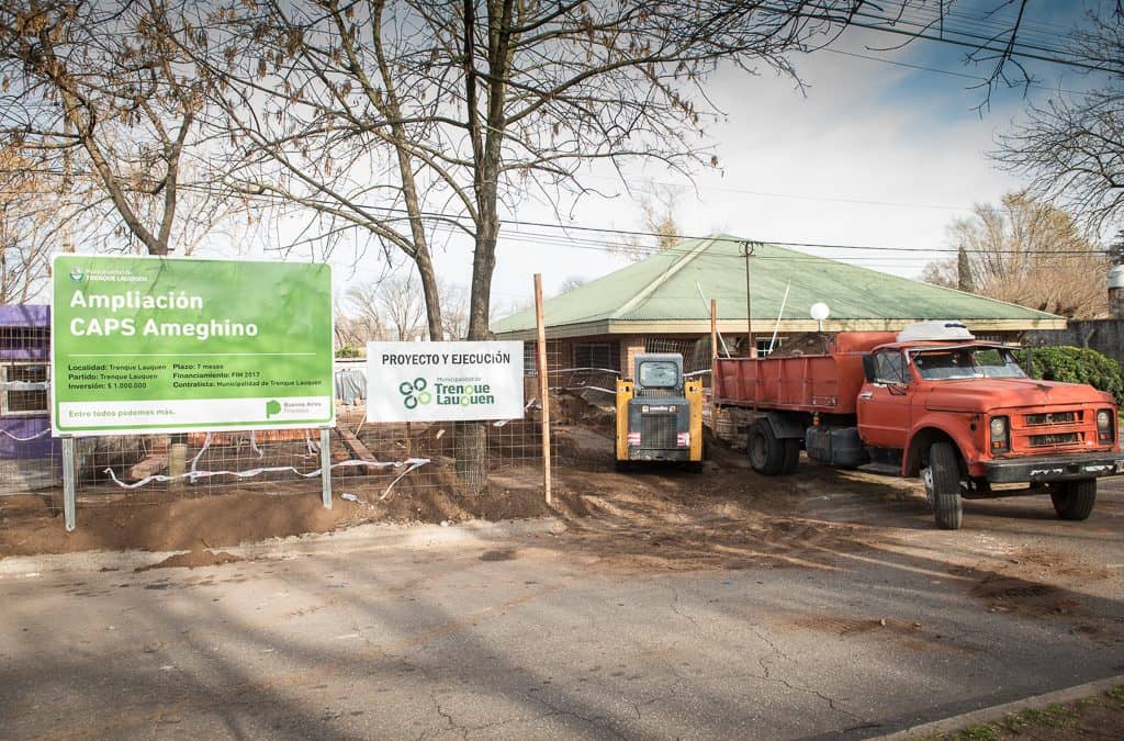 Avanza la obra en el Centro Ameghino