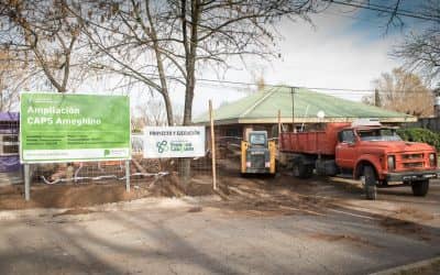 Avanza la obra en el Centro Ameghino