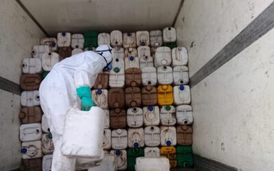 MÁS DE 3.500 BIDONES VACÍOS DE AGROQUÍMICOS FUERON RETIRADOS DEL CENTRO DE ACOPIO TRANSITORIO (CAT) POR LA FUNDACIÓN CAMPO LIMPIO