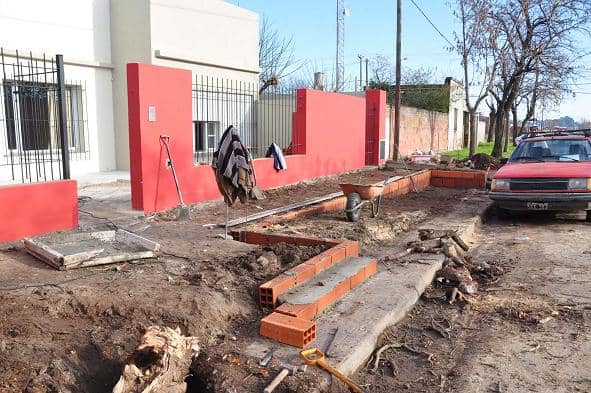 La obra del Centro de Día en etapa de finalización