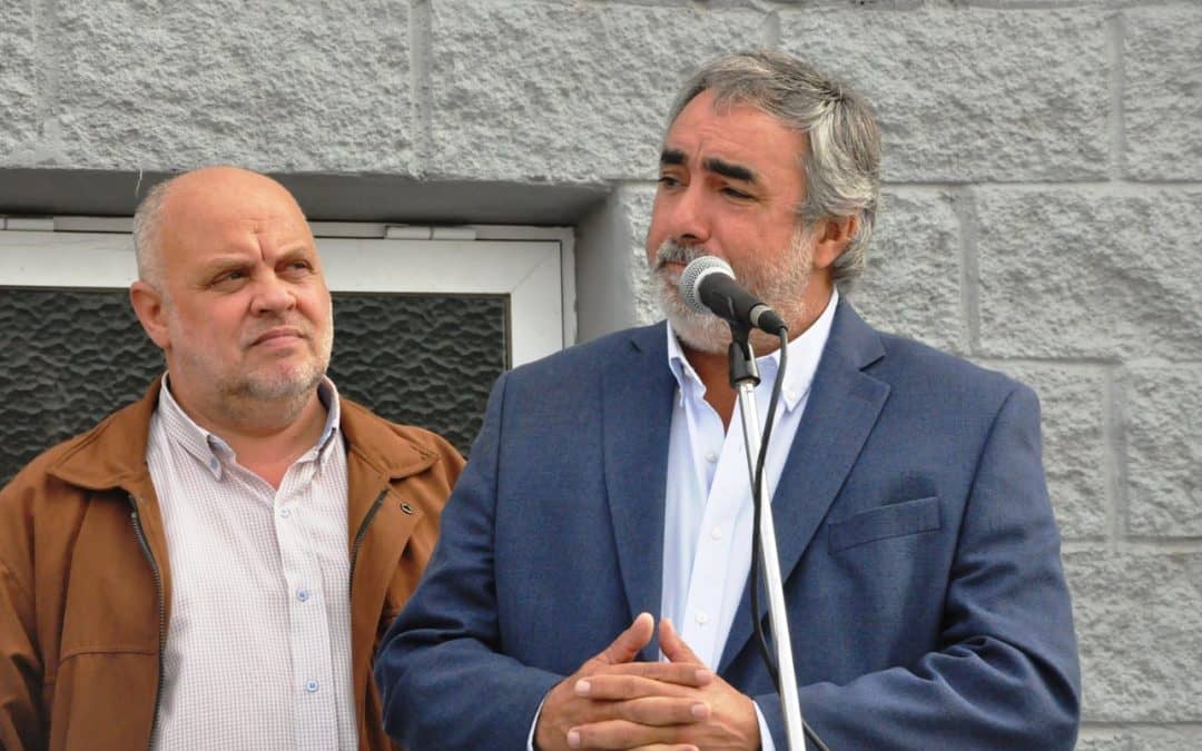 Fernández participó de la inauguración de una obra eléctrica clave para el servicio de la ciudad cabecera