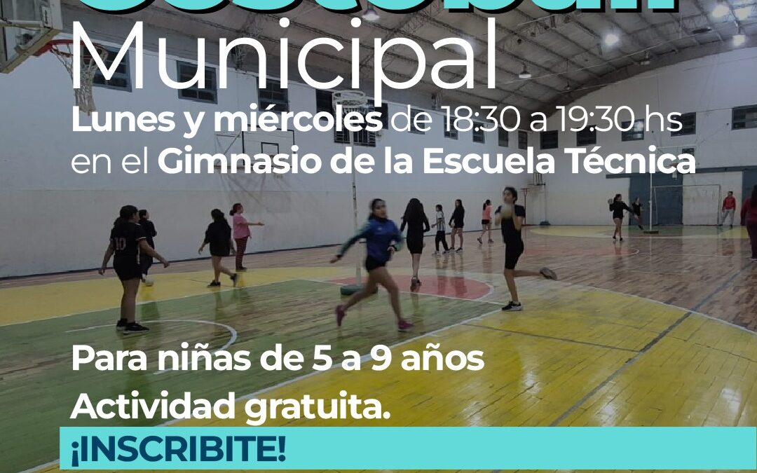 INSCRIPCIÓN ABIERTA PARA CESTOBALL: UNA ACTIVIDAD DESTINADA A NIÑAS DE 5 A 9 AÑOS