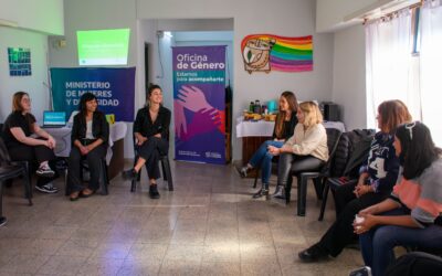 CHARLA SOBRE ACCESO A LA OBLIGACIÓN ALIMENTARIA EN LA OFICINA DE POLÍTICAS DE GÉNERO MUNICIPAL EN ARTICULACIÓN CON EL MINISTERIO DE MUJERES Y DIVERSIDAD DE LA PROVINCIA
