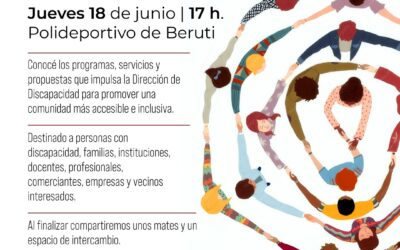 BERUTI: EL MUNICIPIO CONVOCA A UNA CHARLA ABIERTA A LA COMUNIDAD SOBRE INCLUSIÓN Y DISCAPACIDAD ESTE JUEVES (18)
