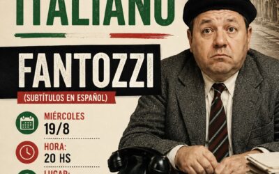 EL CICLO DE CINE ITALIANO VUELVE ESTE MIÉRCOLES (19) AL CENTRO CÍVICO