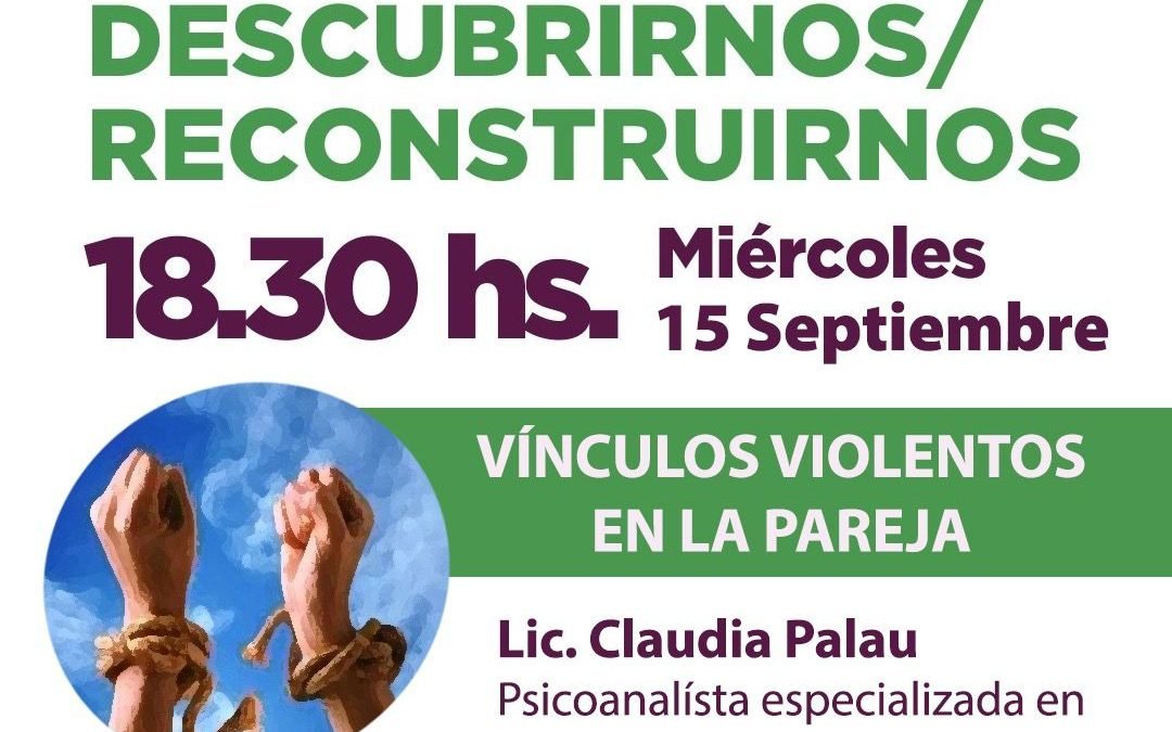 EL MIÉRCOLES DE LA SEMANA QUE VIENE SE HARÁ EL 3º ENCUENTRO DEL CICLO DE DEBATE SOBRE TEMAS VINCULADOS A MUJERES Y DIVERSIDADES