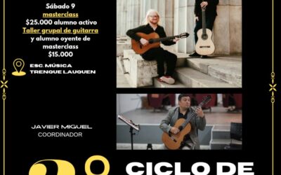 4TO ENCUENTRO DEL CICLO DE GUITARRAS: ESTE VIERNES (8) SE PRESENTA EL ARGENTINO GUITAR DÚO Y EL SÁBADO (9) HABRÁ UNA MASTERCLASS
