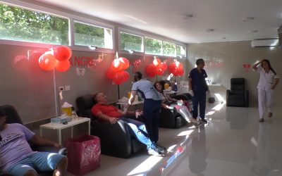 CON MUY BUENA RESPUESTA DE LOS VECINOS/AS SE REALIZÓ ESTA MAÑANA (VIERNES) LA COLECTA ANUAL DE SANGRE EN EL HOSPITAL MUNICIPAL