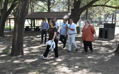 EL INTENDENTE Y AUTORIDADES DE PAMI CHIVILCOY Y TRENQUE LAUQUEN VISITARON LA COLONIA DE VERANO PARA MAYORES