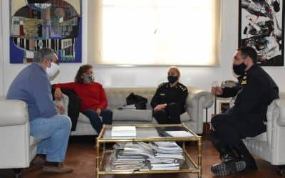 EL INTENDENTE RECIBIÓ A LAS NUEVAS AUTORIDADES DE LA COMISARÍA DE LA MUJER Y DEL COMANDO DE PREVENCIÓN RURAL