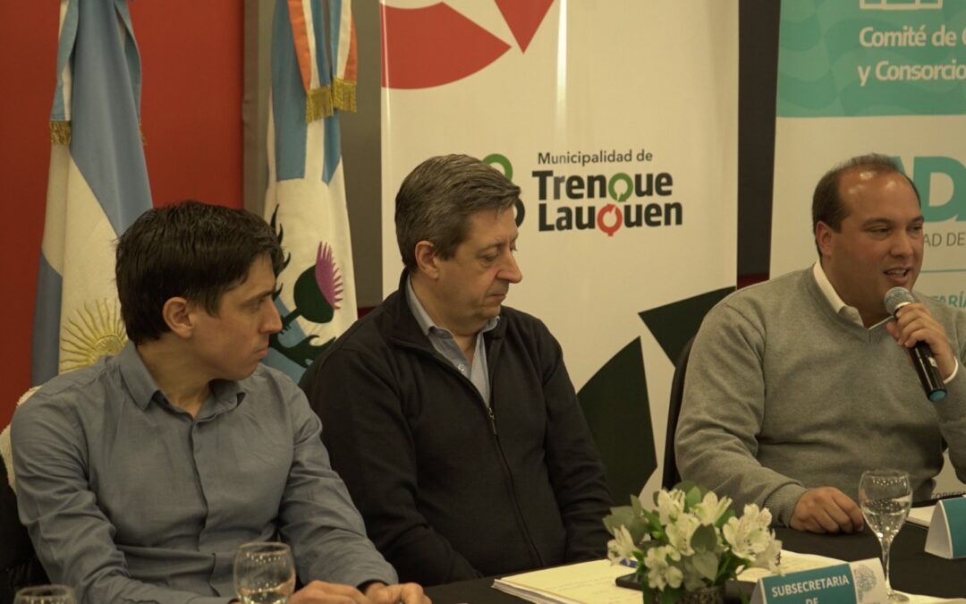 REUNIÓN DEL COMITÉ DE CUENCA: SE ACORDÓ TRABAJAR EN CONJUNTO Y EL INTENDENTE FRANCISCO RECOULAT FUE ELECTO PRESIDENTE