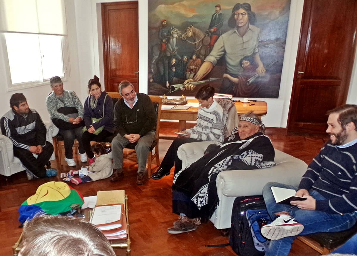 Funcionarios municipales y provinciales se reunieron con la Comunidad Pampa Cacique Pincén