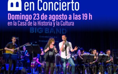 LA BIG BAND DE LA ESCUELA DE MÚSICA OFRECERÁ UN NUEVO CONCIERTO EL DOMINGO 23 DE AGOSTO EN LA CASA DE LA CULTURA