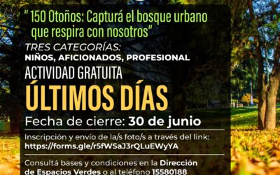 CONCURSO FOTOGRÁFICO “150 OTOÑOS”: LA INSCRIPCIÓN CIERRA EL PRÓXIMO 30 DE JUNIO