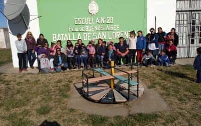 SALUD COMUNITARIA REALIZÓ CONTROLES Y COMPLETÓ EL ESQUEMA DE VACUNACIÓN DE LOS CHICOS EN LA ESCUELA RURAL DE LA ELVIRA