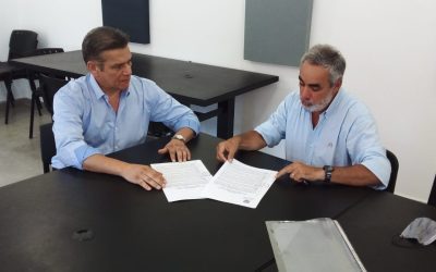 EL INTENDENTE FIRMÓ UN CONVENIO DE MUTUA COLABORACIÓN CON EL MUNICIPIO DE MALVINAS ARGENTINAS